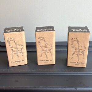 Maileg Mini armrest chair x 3